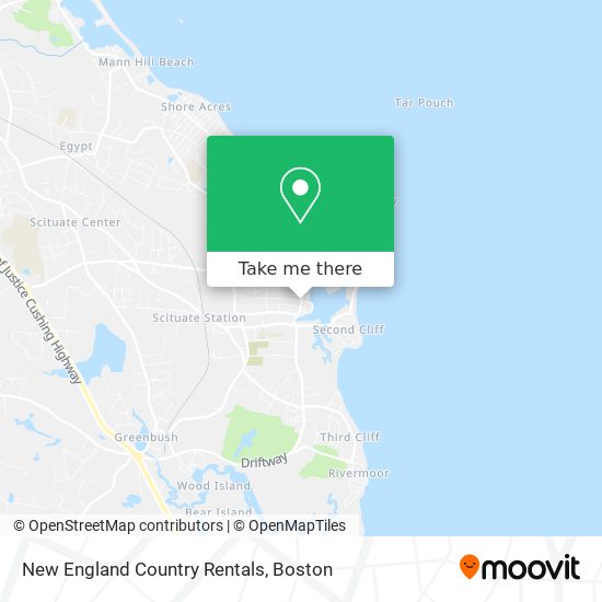 New England Country Rentals map