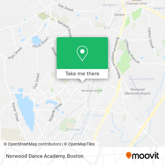 Mapa de Norwood Dance Academy