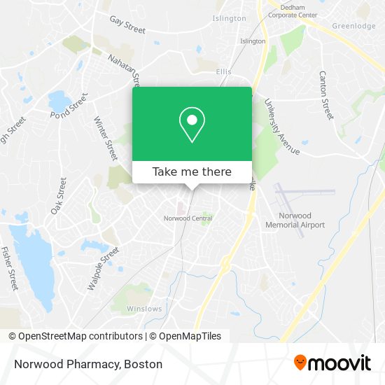 Norwood Pharmacy map