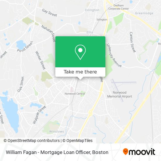 William Fagan - Mortgage Loan Officer map