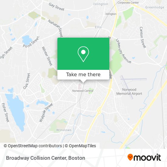 Broadway Collision Center map