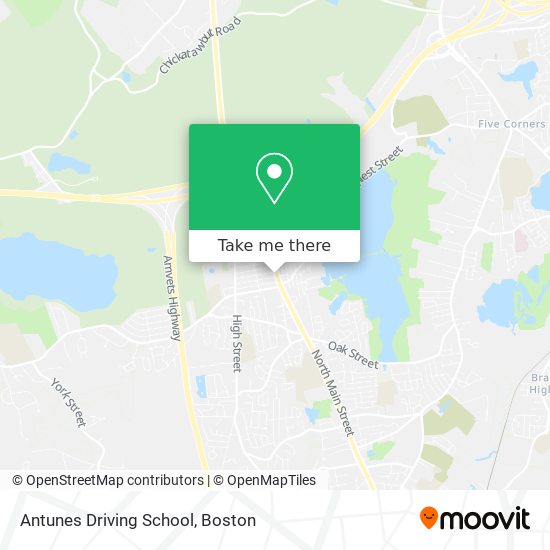 Antunes Driving School map