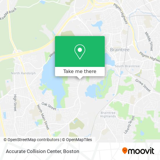 Mapa de Accurate Collision Center
