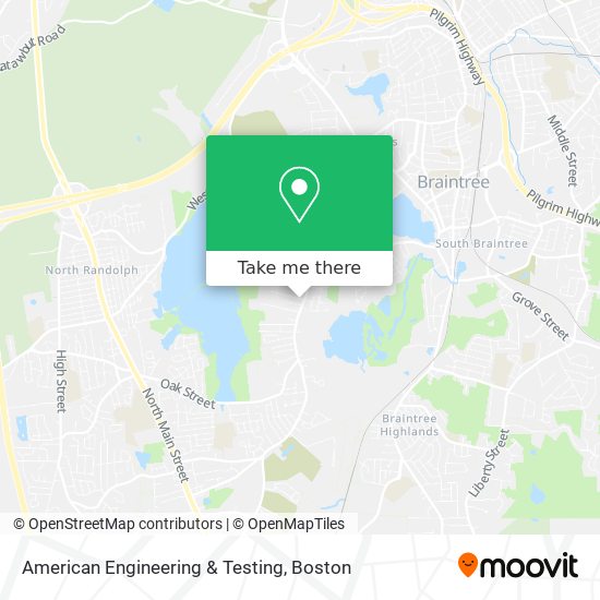 Mapa de American Engineering & Testing