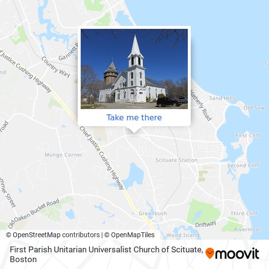 First Parish Unitarian Universalist Church of Scituate map