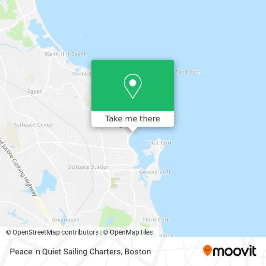 Peace 'n Quiet Sailing Charters map