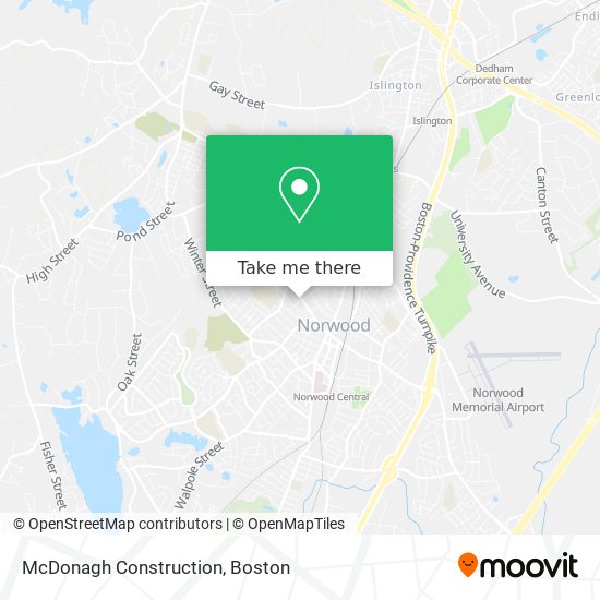 McDonagh Construction map