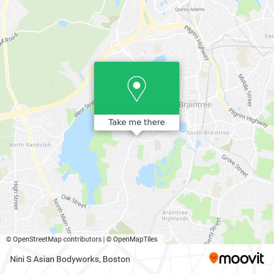 Nini S Asian Bodyworks map