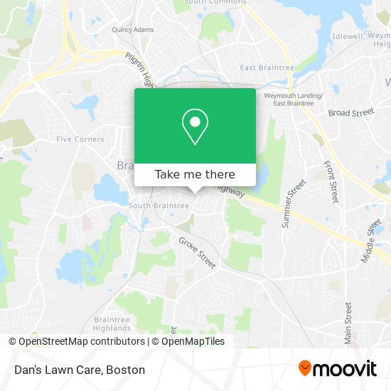 Dan's Lawn Care map