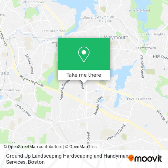 Mapa de Ground Up Landscaping Hardscaping and Handyman Services