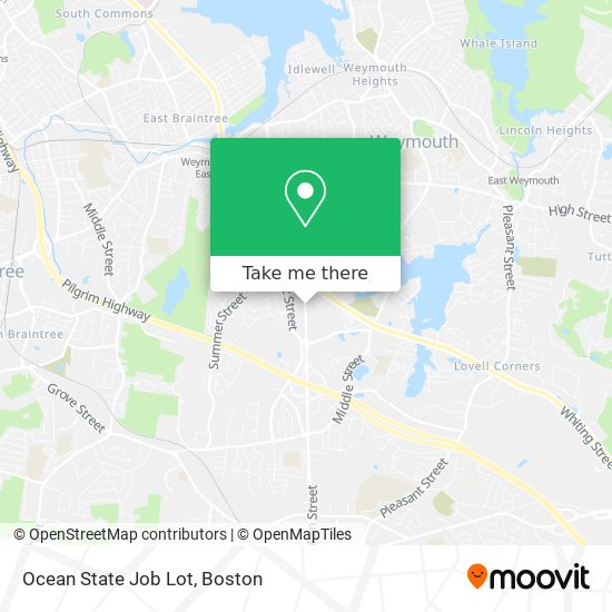 Ocean State Job Lot map