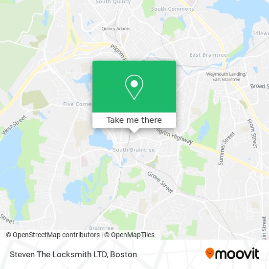 Steven The Locksmith LTD map