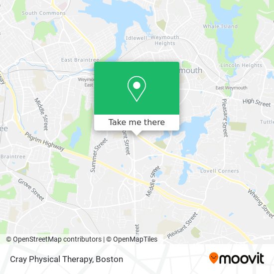 Cray Physical Therapy map