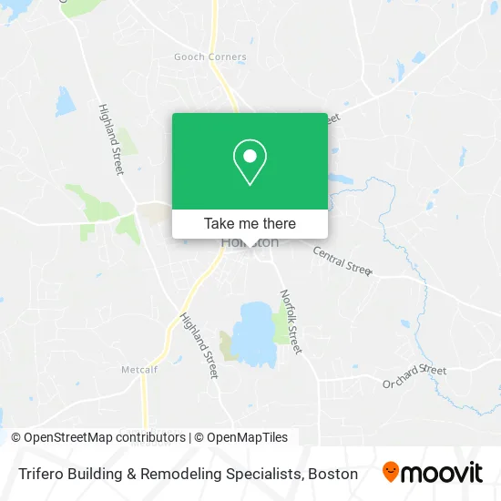 Trifero Building & Remodeling Specialists map