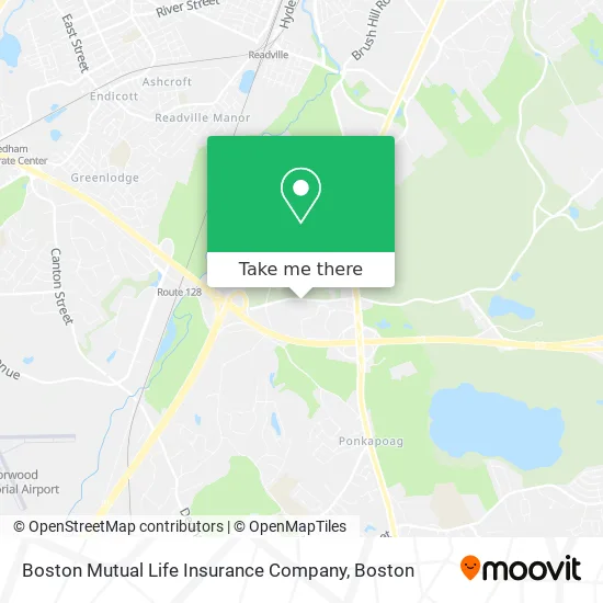 Boston Mutual Life Insurance Company map