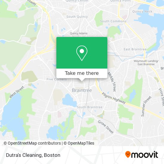 Dutra's Cleaning map