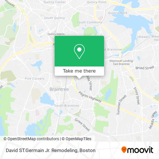 David ST.Germain Jr. Remodeling map