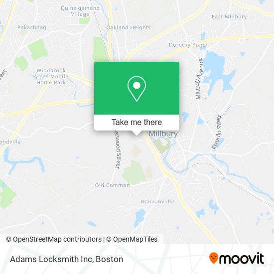 Adams Locksmith Inc map