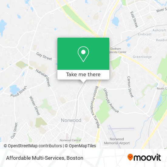 Affordable Multi-Services map