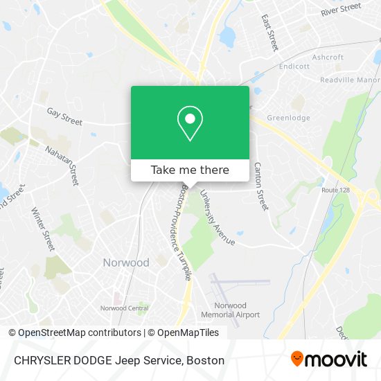 CHRYSLER DODGE Jeep Service map