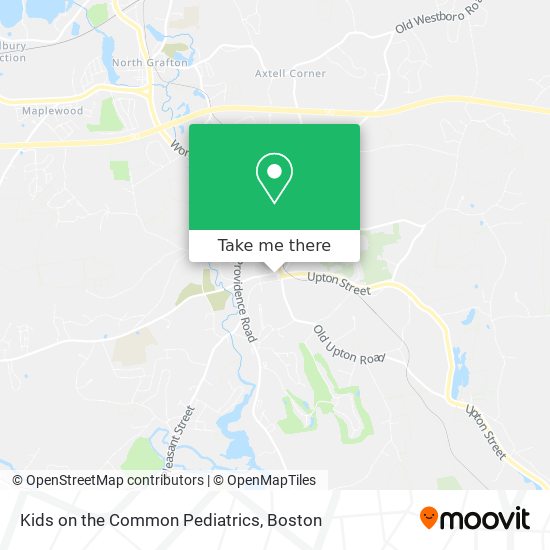 Kids on the Common Pediatrics map