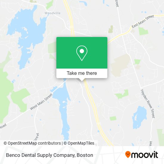 Mapa de Benco Dental Supply Company