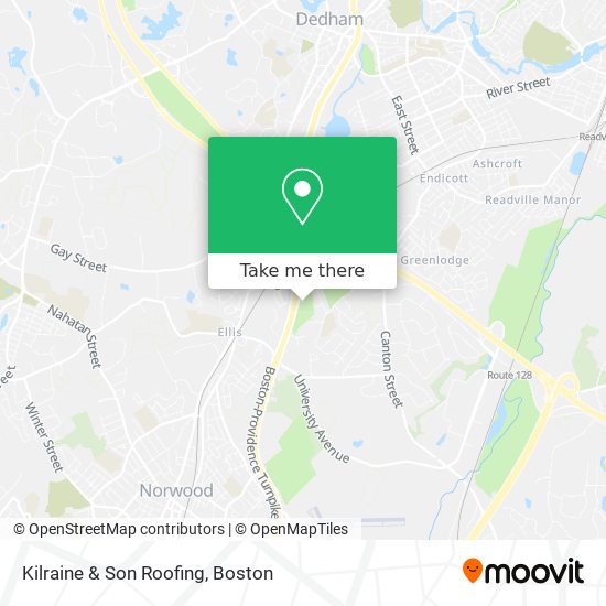 Kilraine & Son Roofing map