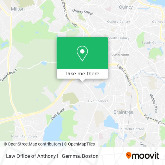 Mapa de Law Office of Anthony H Gemma