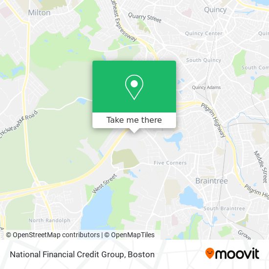 Mapa de National Financial Credit Group