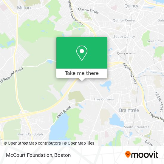 McCourt Foundation map