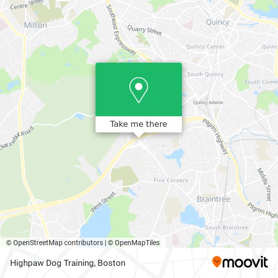 Mapa de Highpaw Dog Training