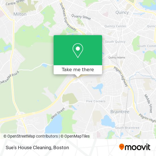 Mapa de Sue's House Cleaning
