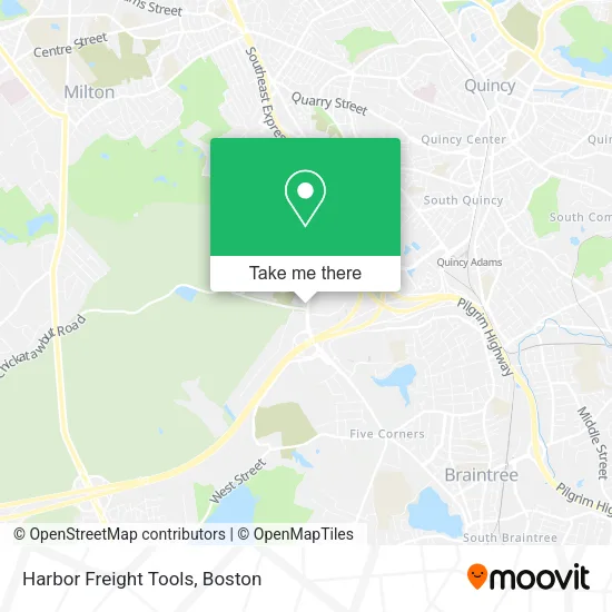 Mapa de Harbor Freight Tools
