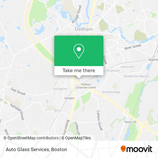 Auto Glass Services map