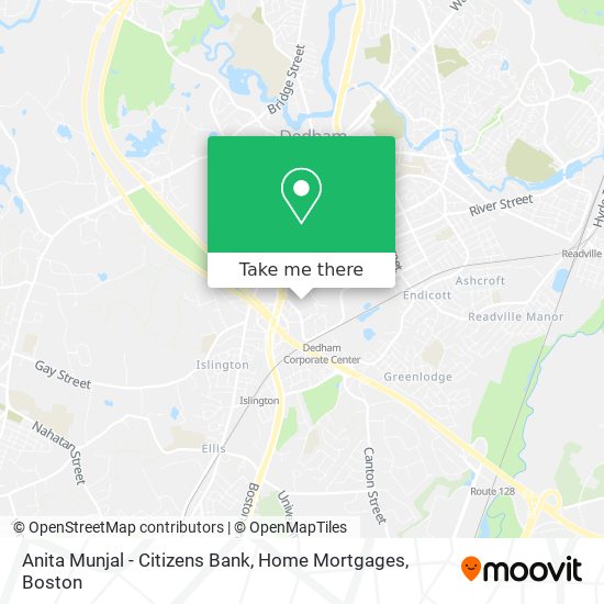 Anita Munjal - Citizens Bank, Home Mortgages map