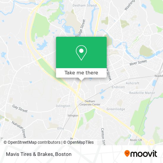 Mavis Tires & Brakes map