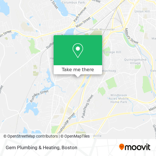 Gem Plumbing & Heating map