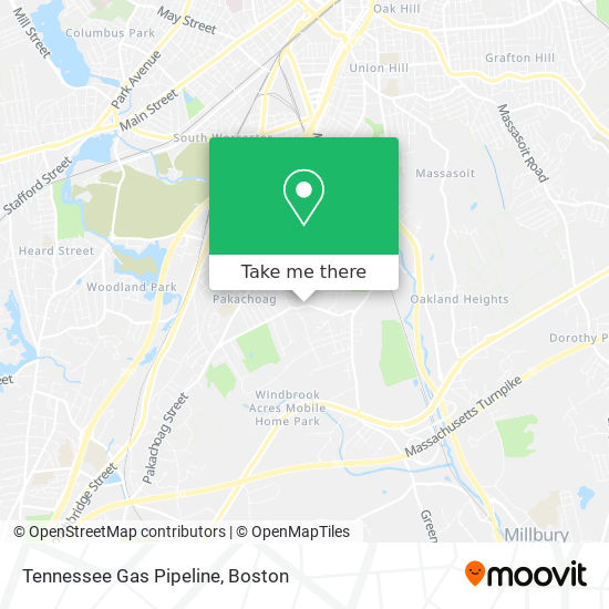 Mapa de Tennessee Gas Pipeline