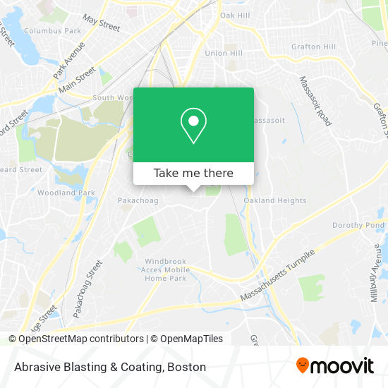 Abrasive Blasting & Coating map