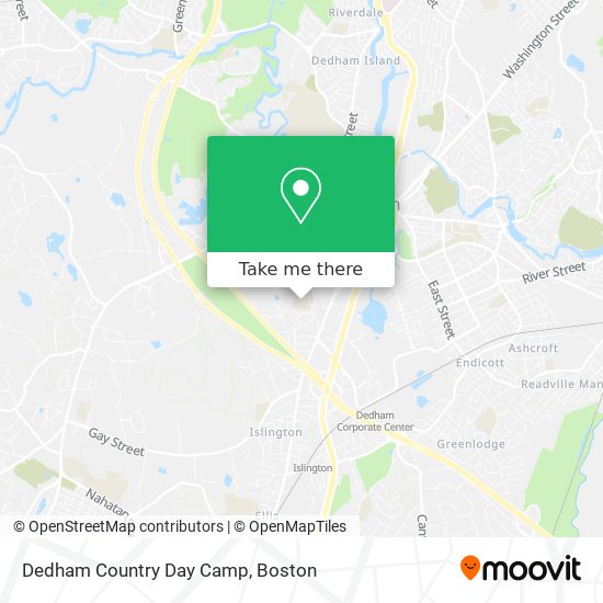 Dedham Country Day Camp map