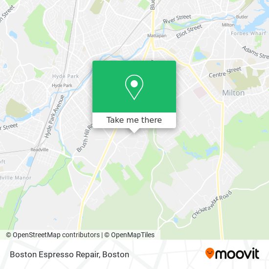 Mapa de Boston Espresso Repair