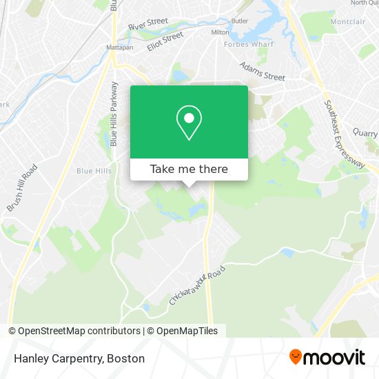 Hanley Carpentry map