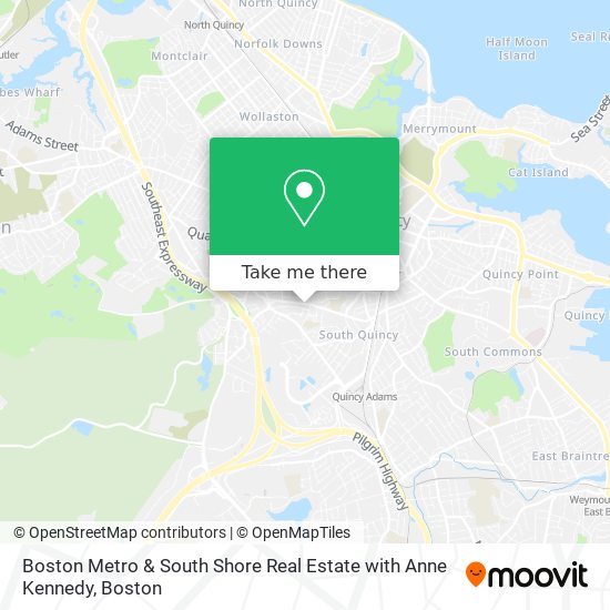 Boston Metro & South Shore Real Estate with Anne Kennedy map