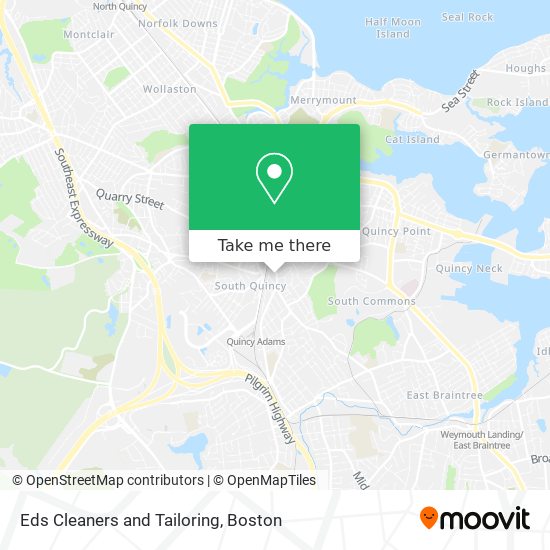 Eds Cleaners and Tailoring map