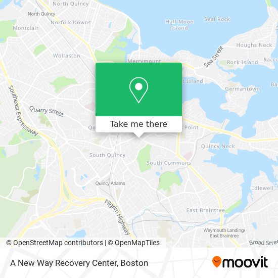 A New Way Recovery Center map