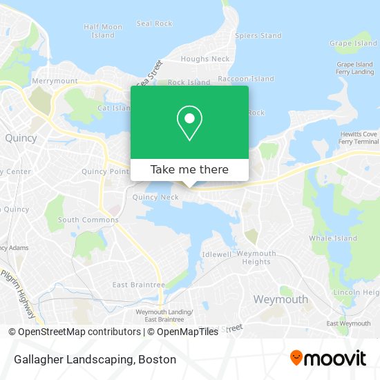Gallagher Landscaping map