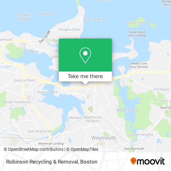Robinson Recycling & Removal map