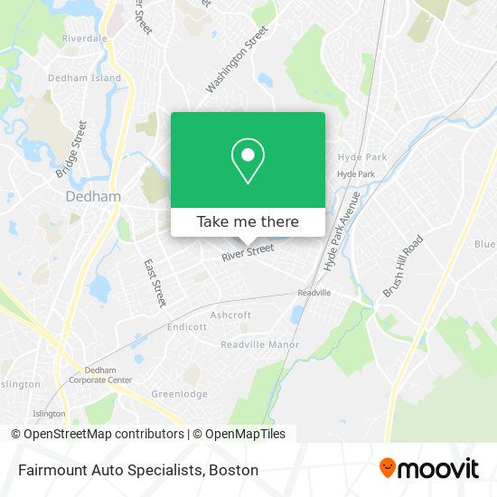 Fairmount Auto Specialists map