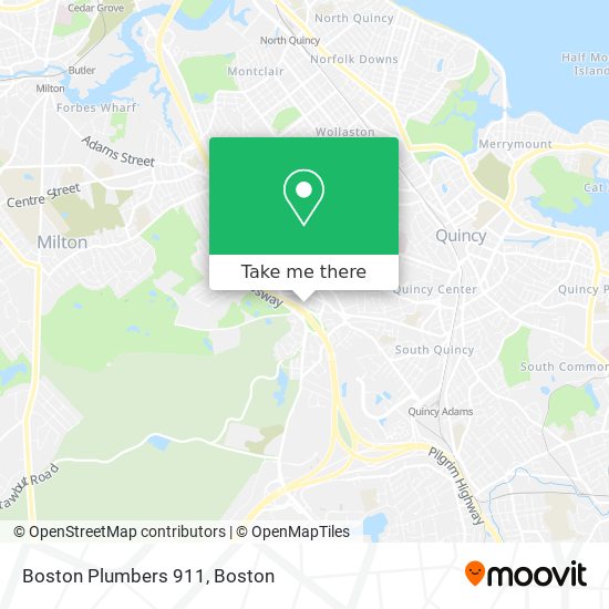Boston Plumbers 911 map