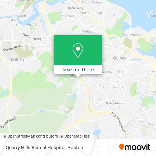 Quarry Hills Animal Hospital map